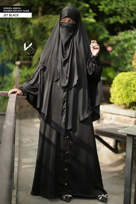Umaiza Abaya with Mahrin Instant Hijab