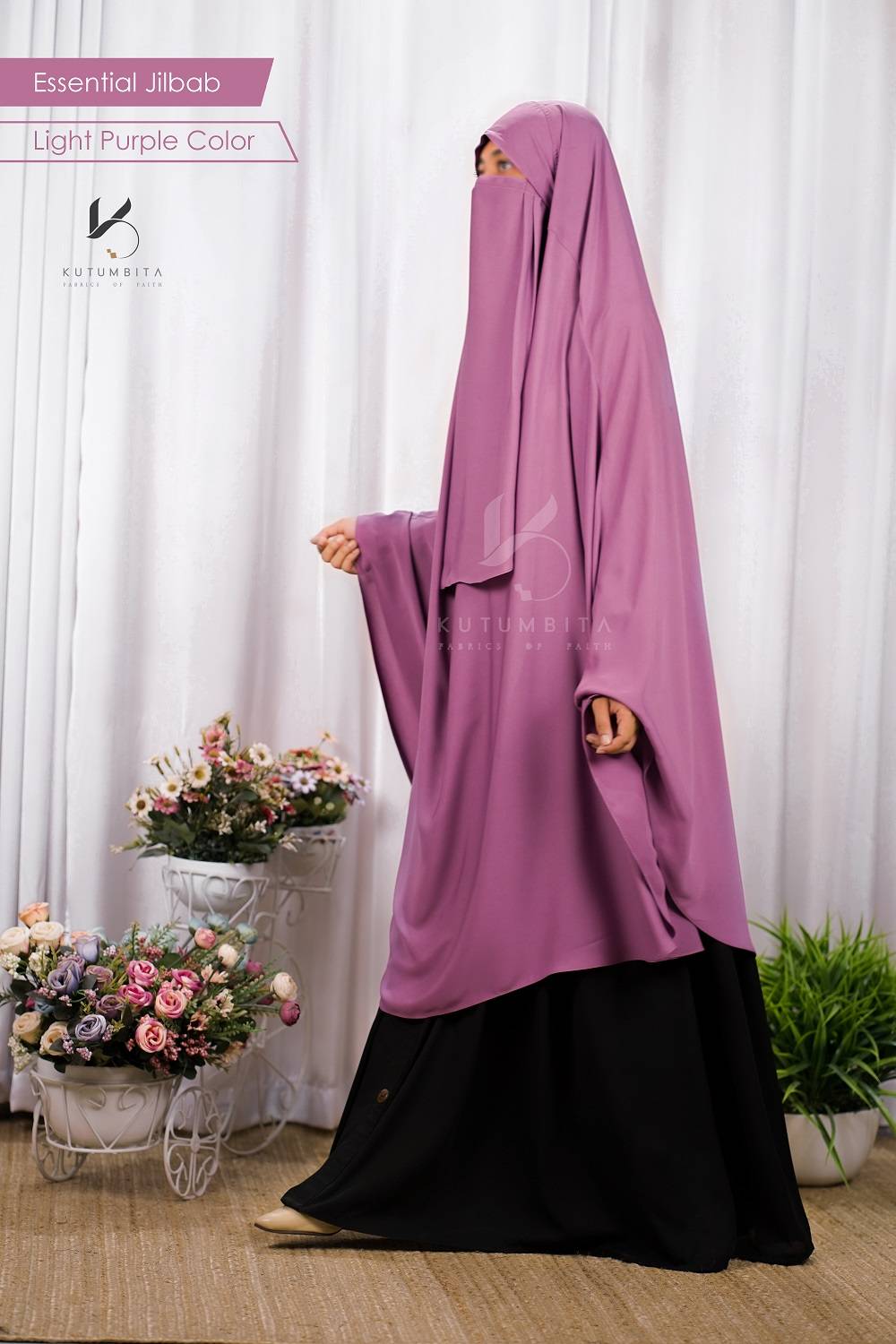Essential Jilbab Light purple 3
