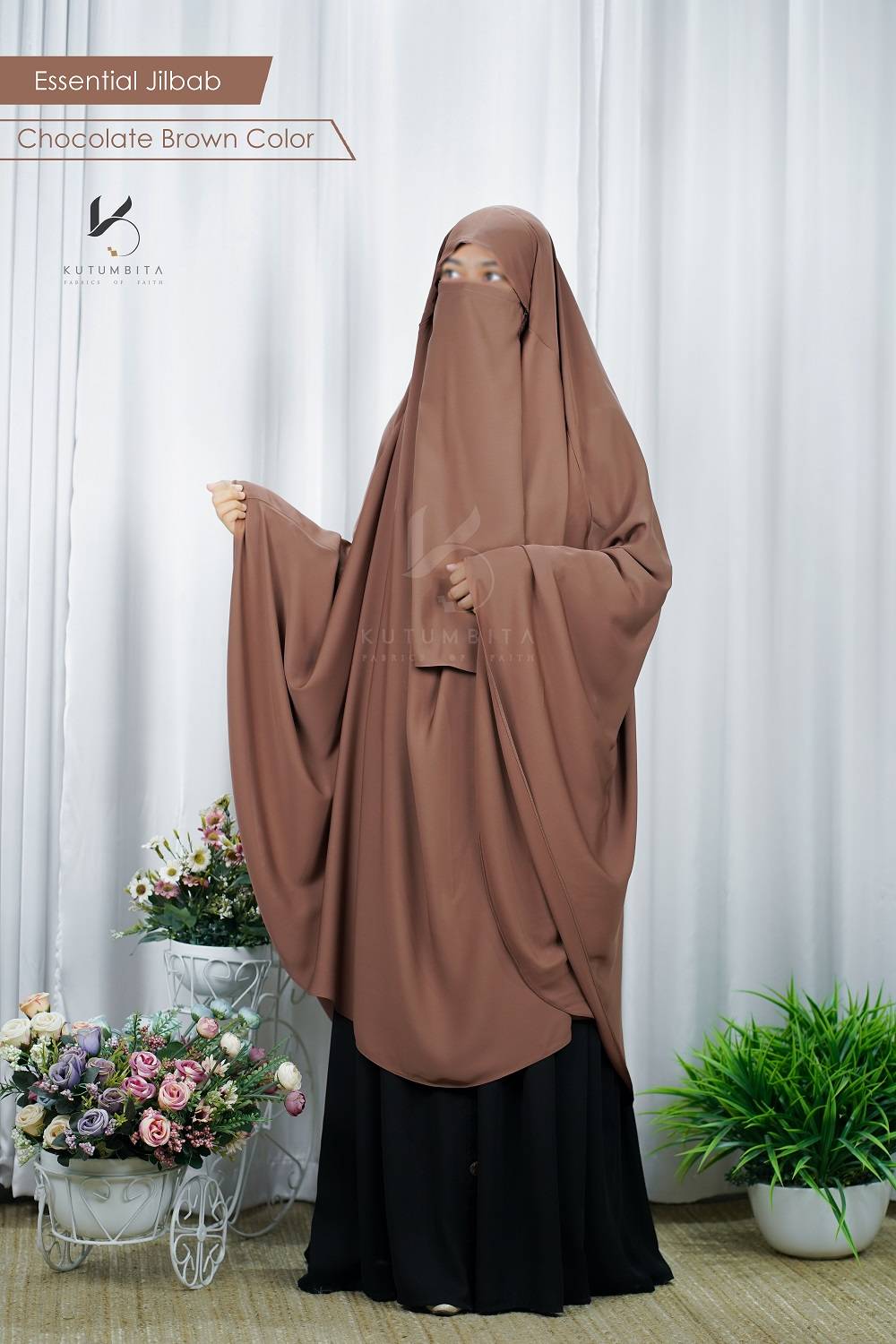 Essential Jilbab C brown 1