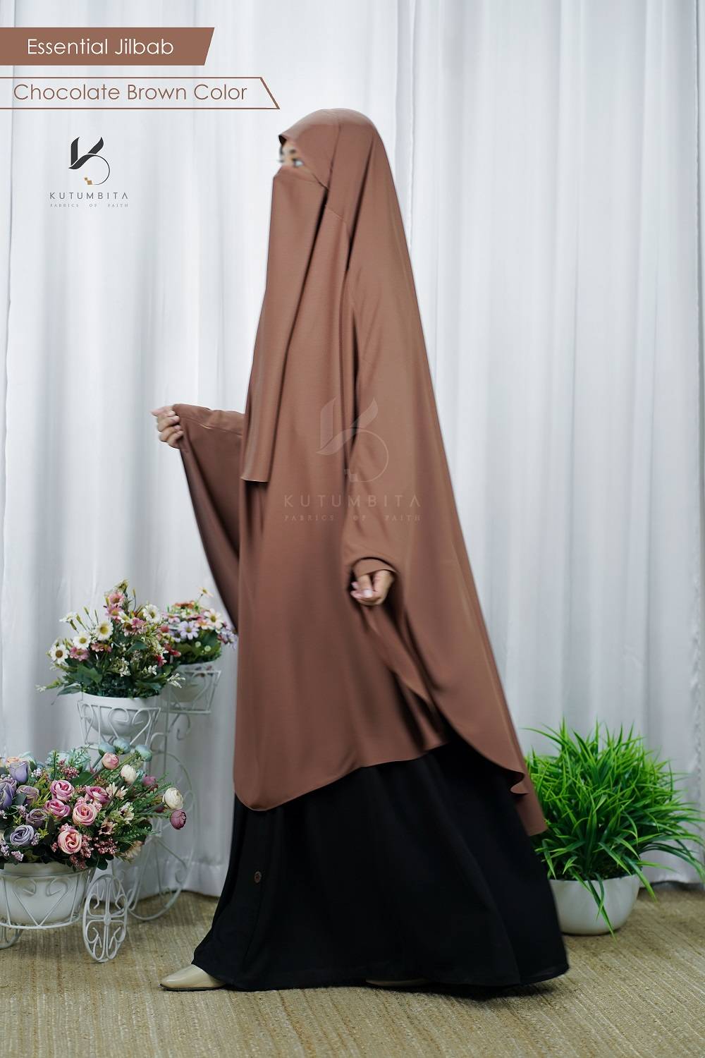 Essential Jilbab C brown 2
