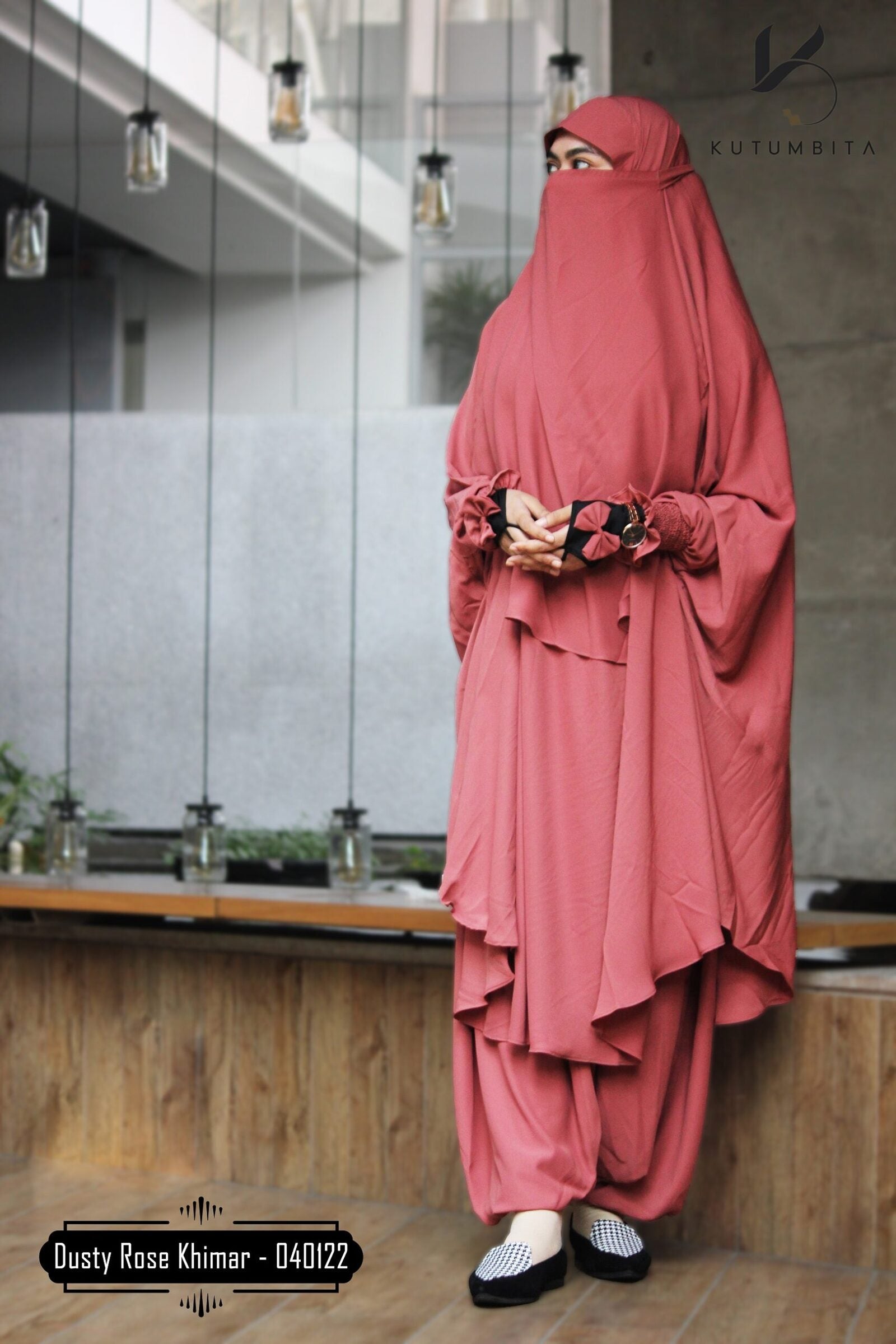 22. Special Khimar with Harem Pant Code 040118