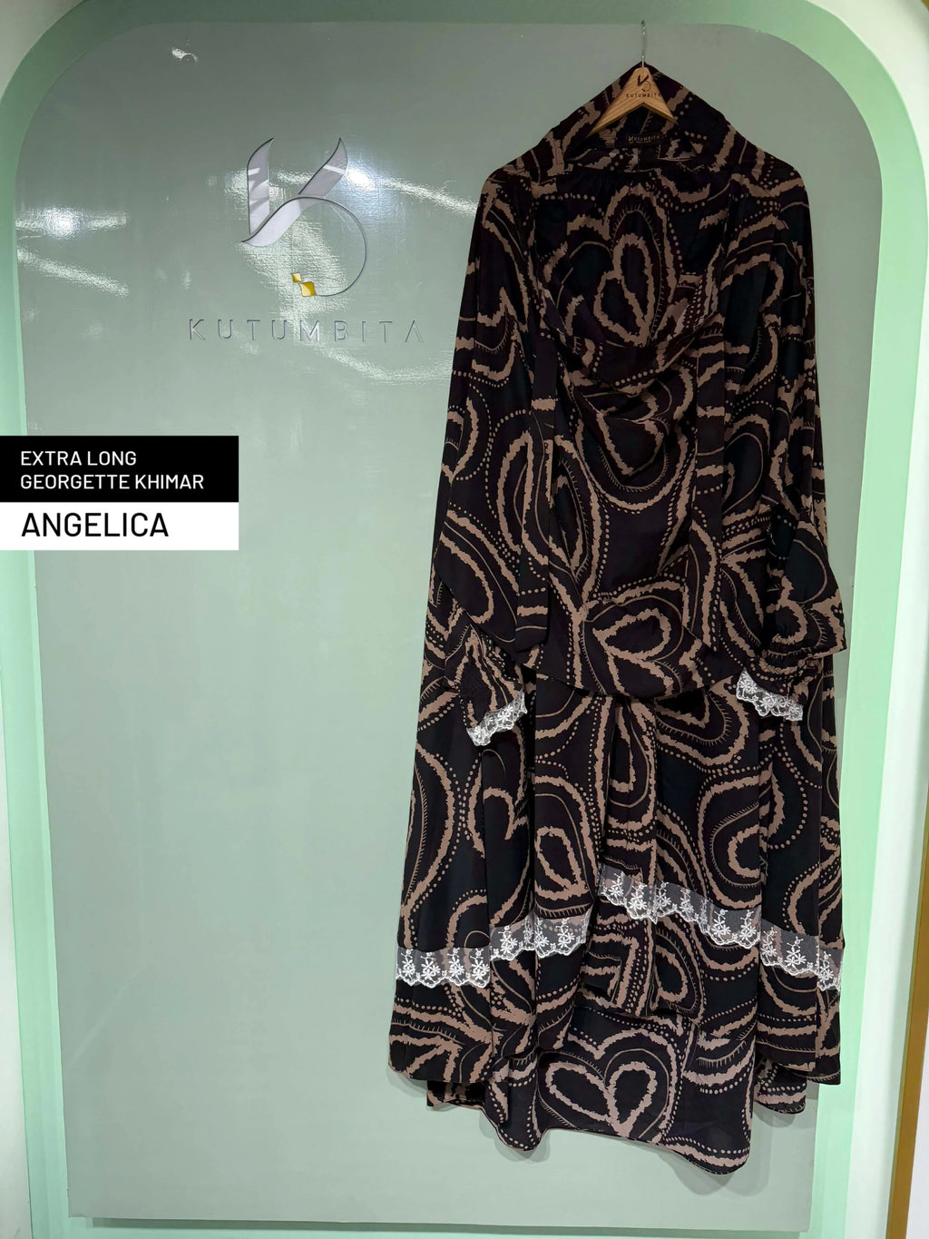 Extra Long Georgette Khimar- Angelica