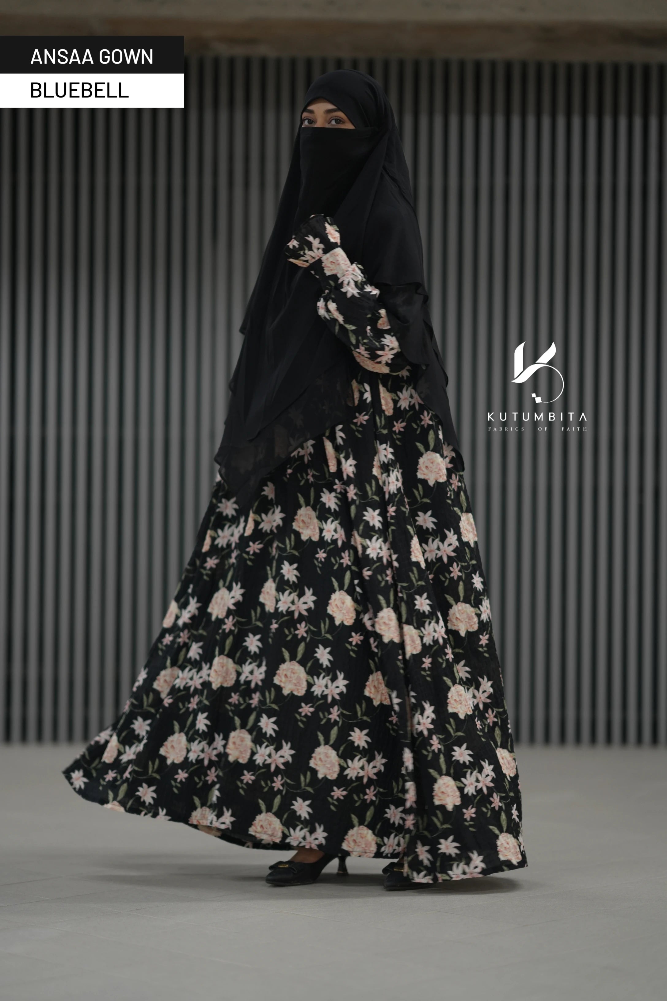 Ansaa Gown-Bluebell