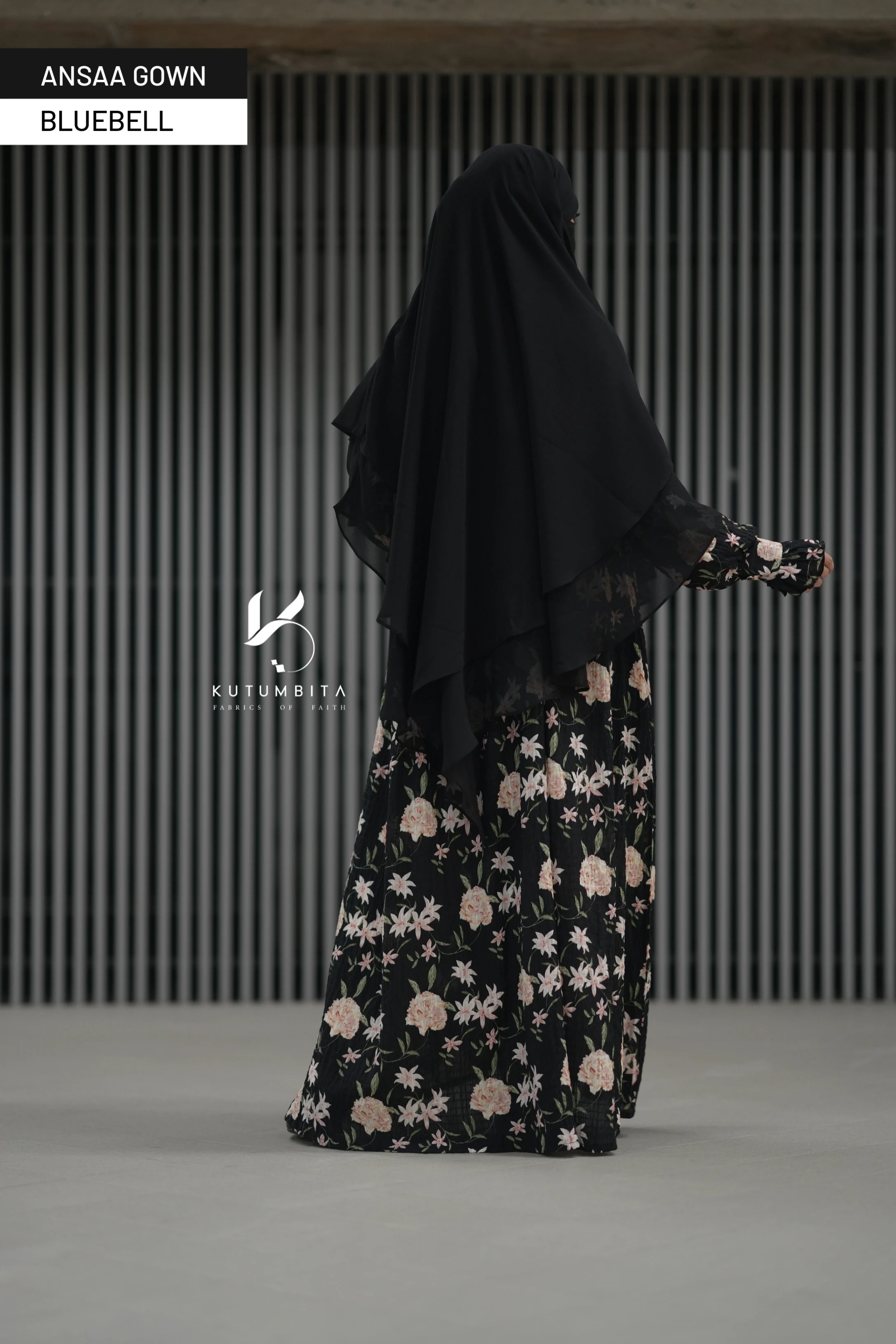 Ansaa Gown-Bluebell