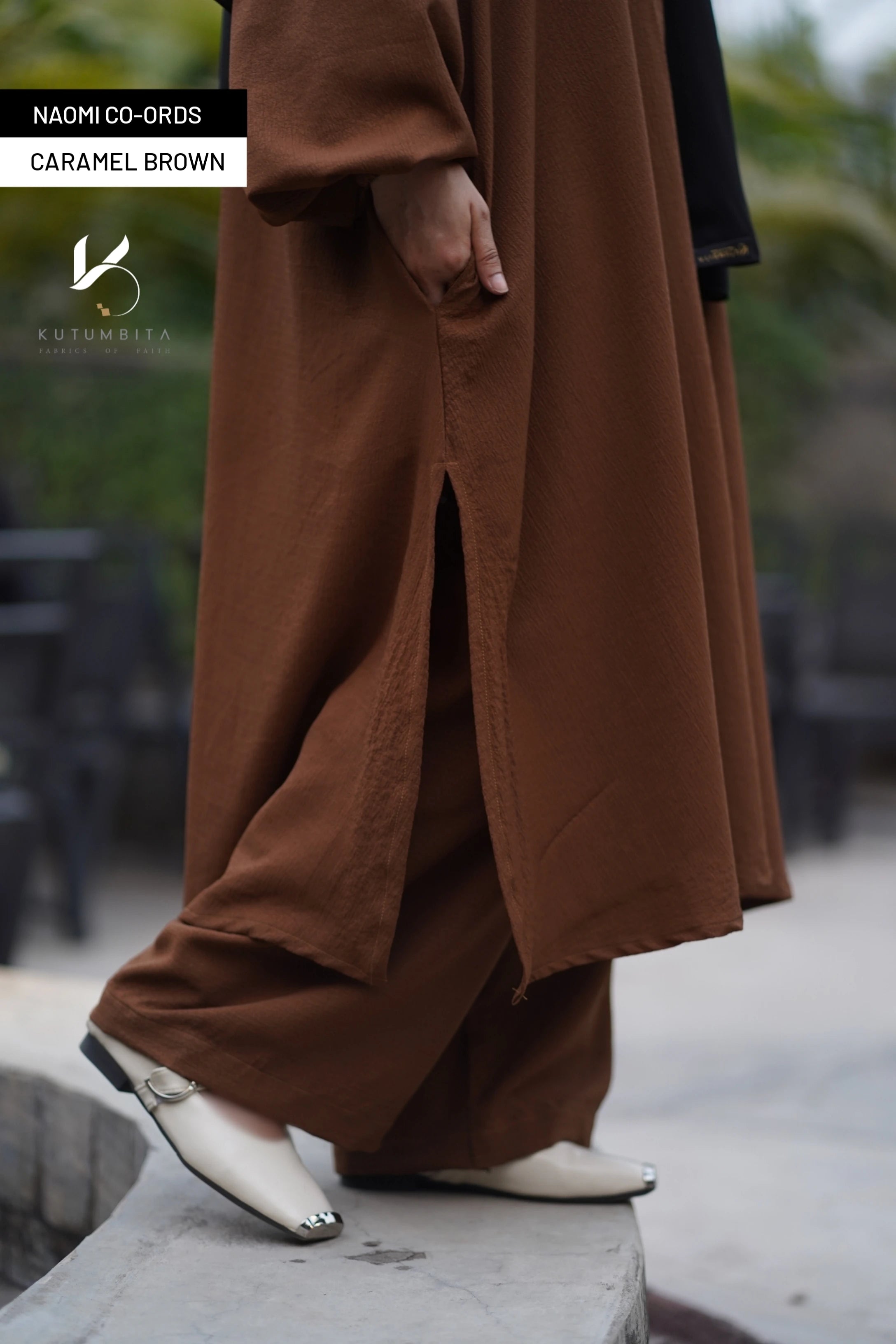 Naomi Co-Ords-Caramel Brown