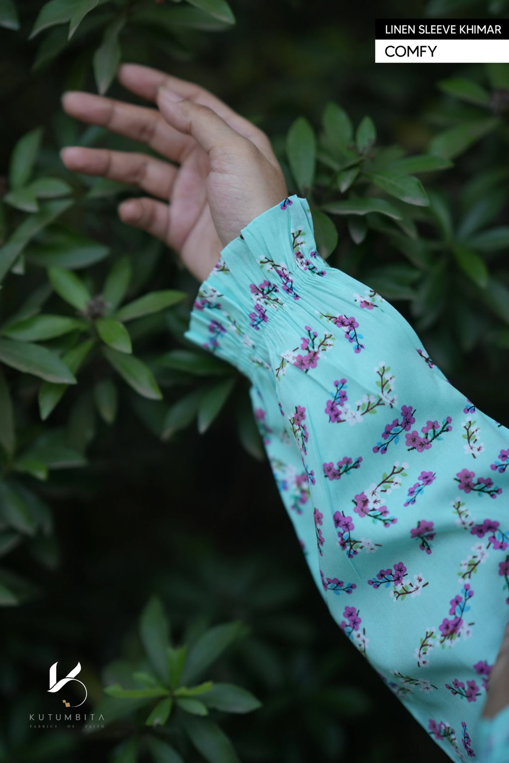Linen Instant Sleeve Khimar- Comfy