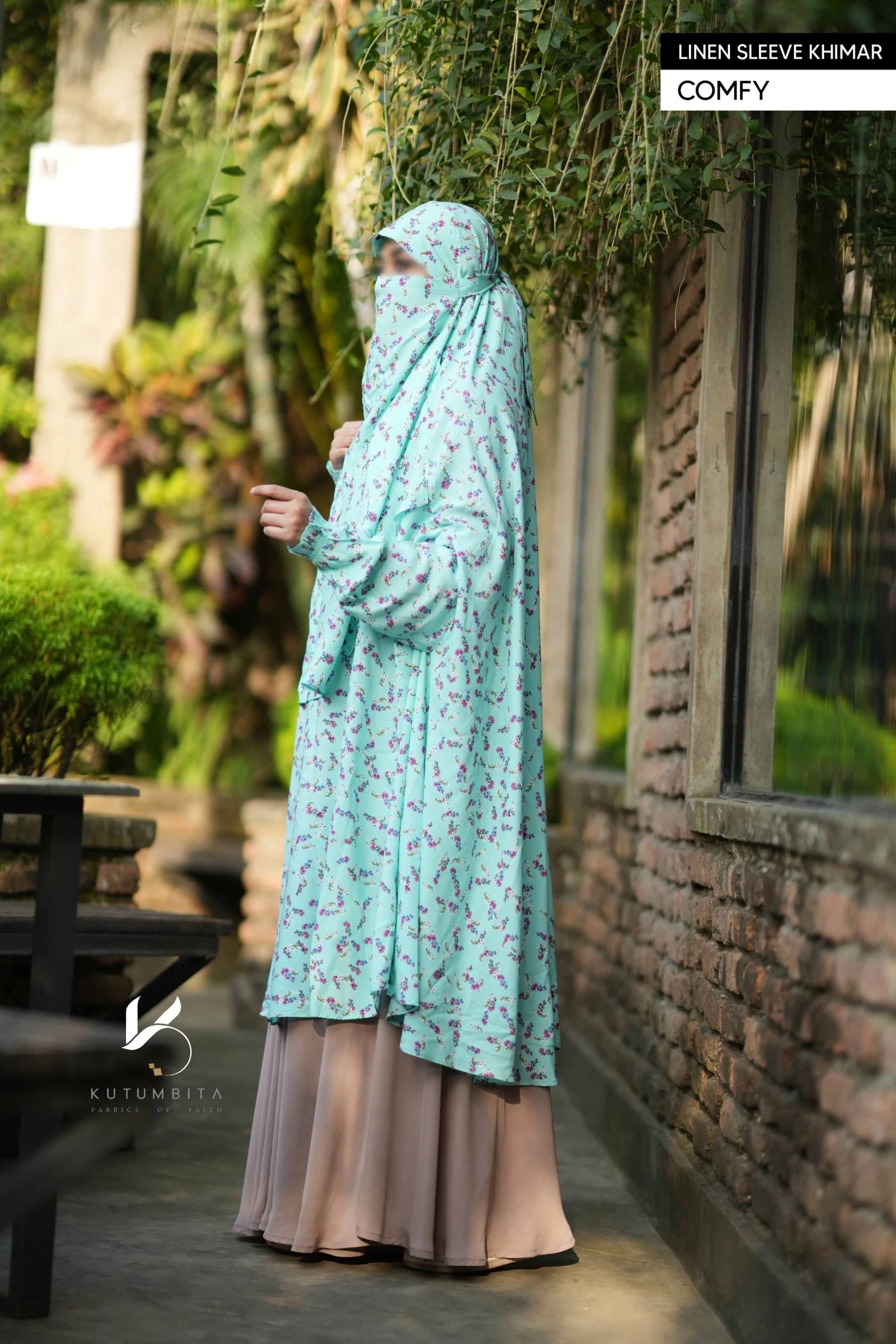 Linen Instant Sleeve Khimar- Comfy