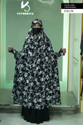 Extra Long Linen Sleeve Khimar-Evelyn