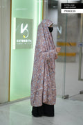 Extra Long Linen Sleeve Khimar-Lotus