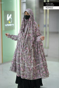 Extra Long Linen Sleeve Khimar-Mermaid