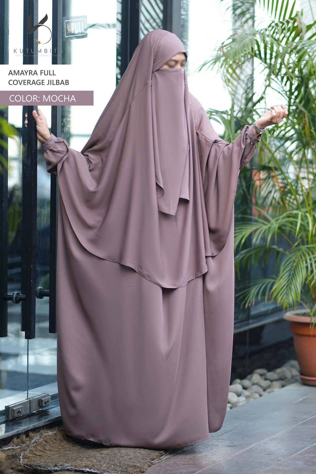 Amayra Full Coverage Jilbab -Mocha
