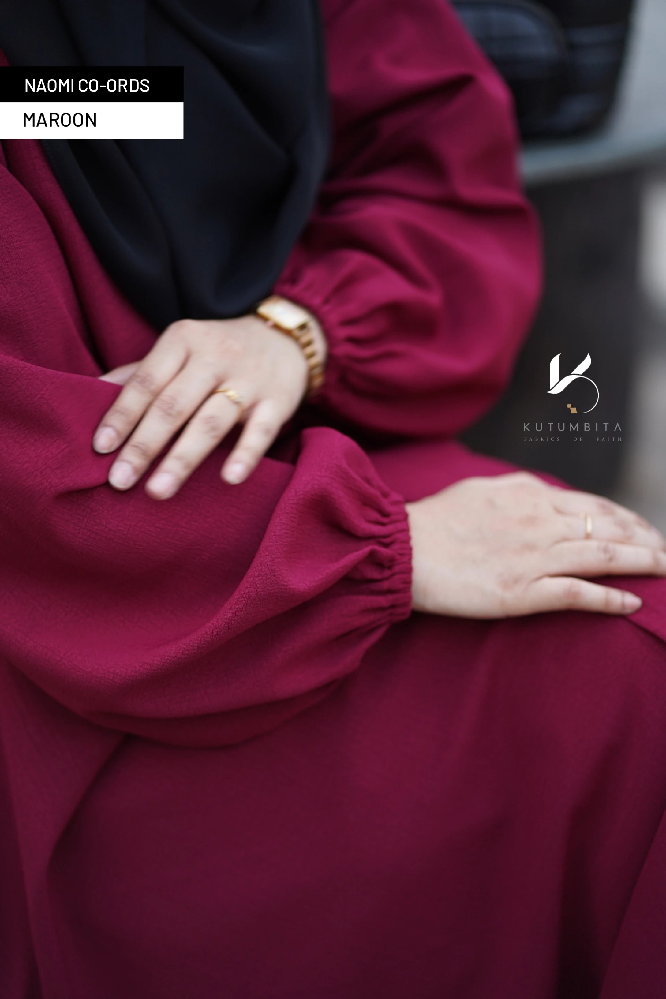 Naomi Co-Ords-Maroon